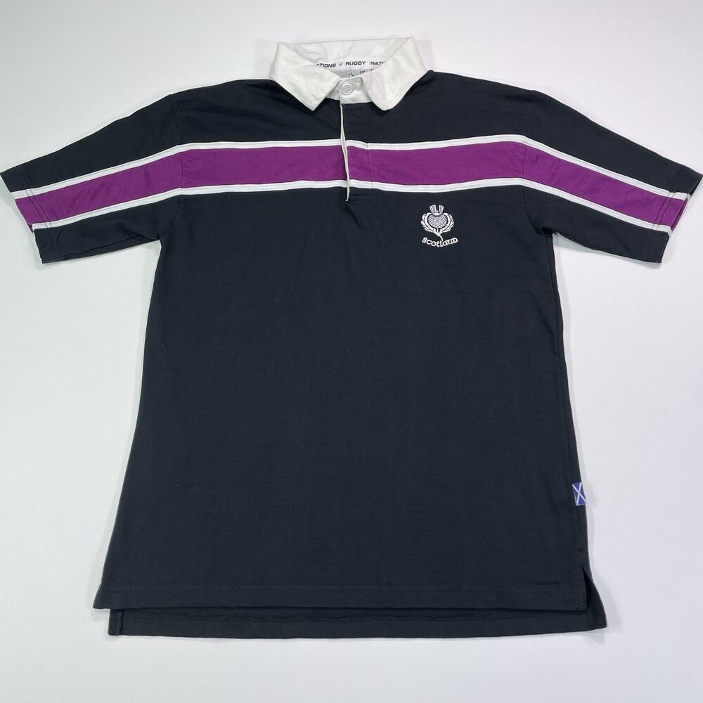 Rugby Nations Scotland Polo Shirt Men’s 2XL Short Sleeve
